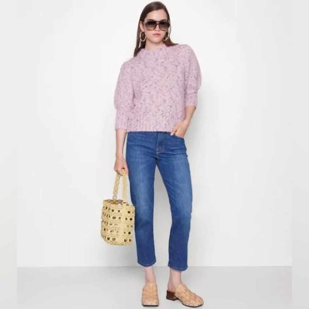 Frame Mid-Rise Straight Leg Denim (26)